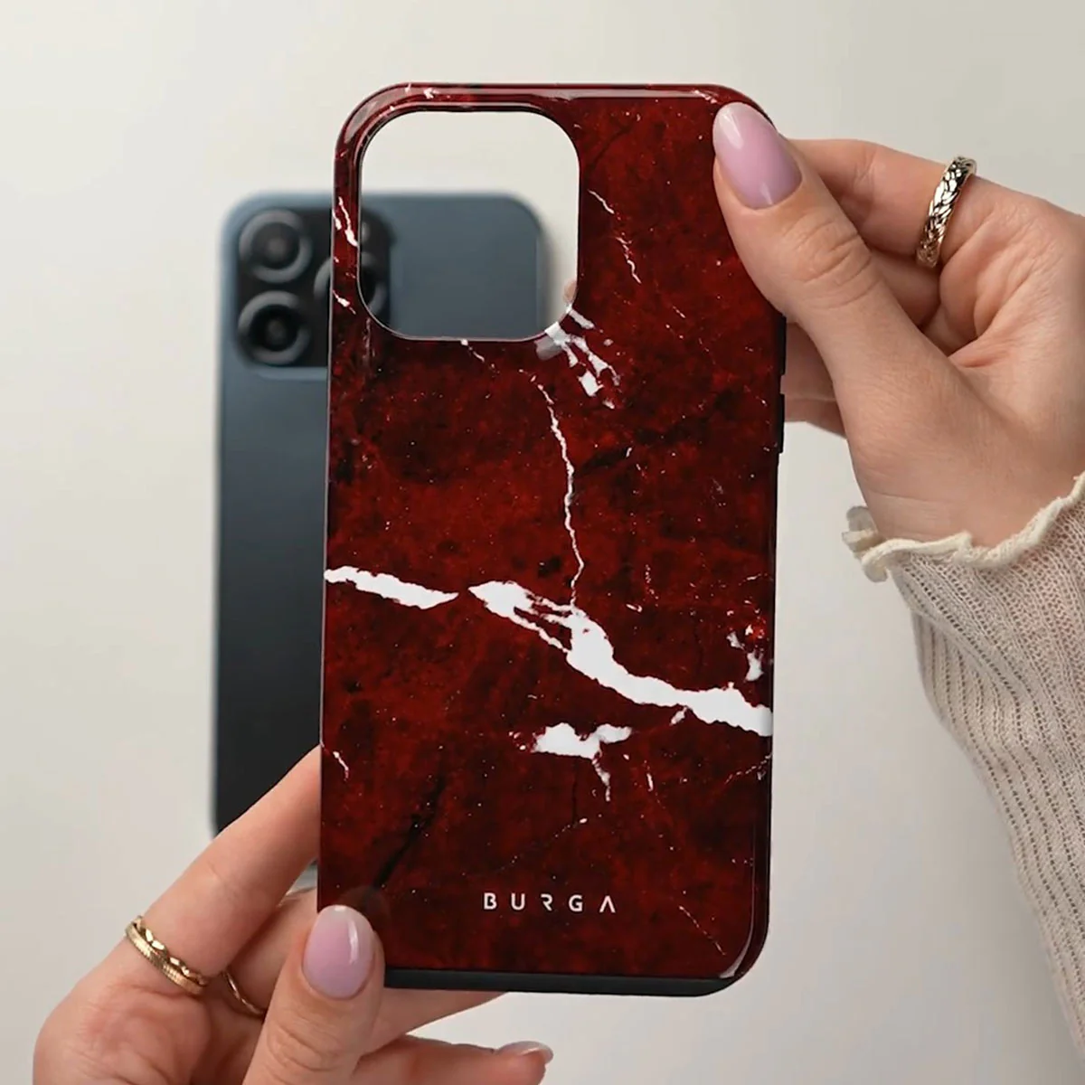 Iconic Red Ruby - Marble iPhone 17e Case - Image 5