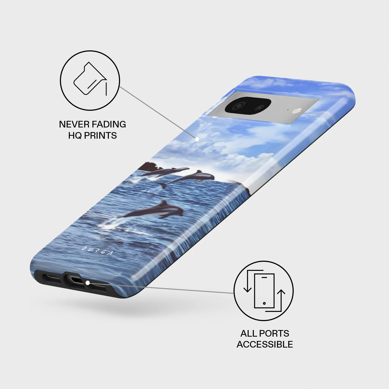Retro Splash - Google Pixel 7a Case - Image 3