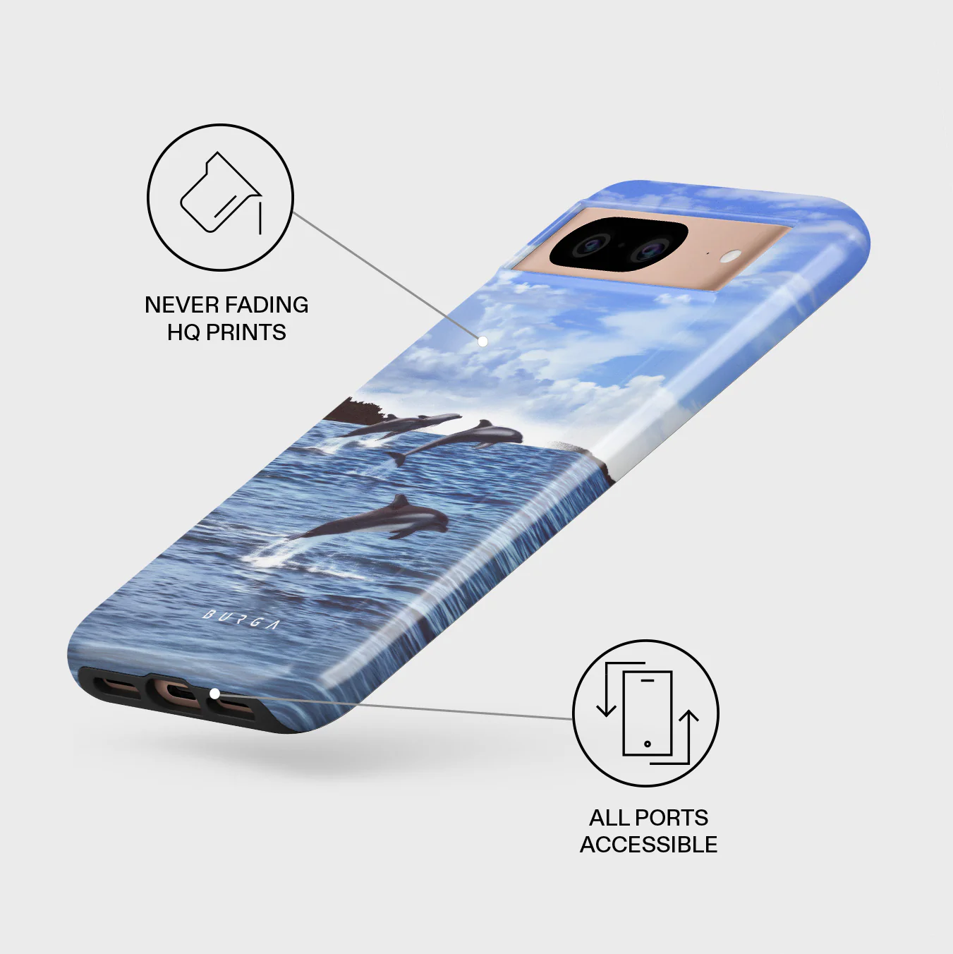 Retro Splash - Google Pixel 8 Case - Image 3