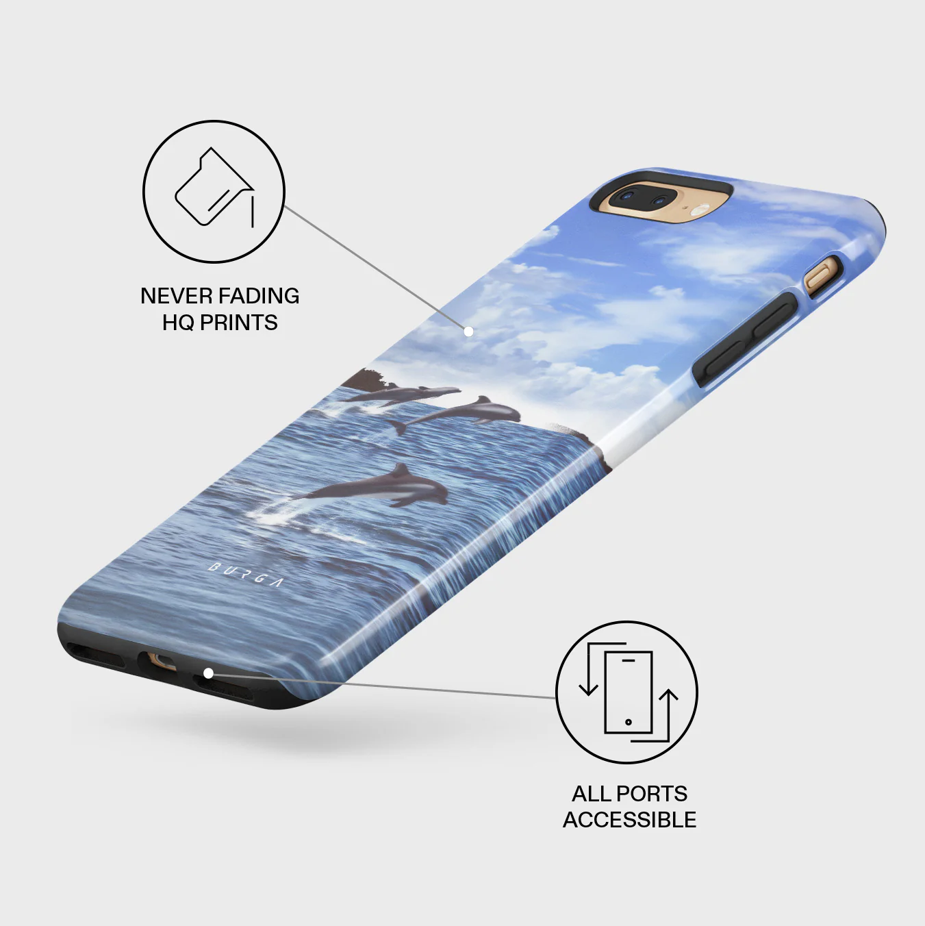 Retro Splash - iPhone 7 Plus / 8 Plus Case - Image 7