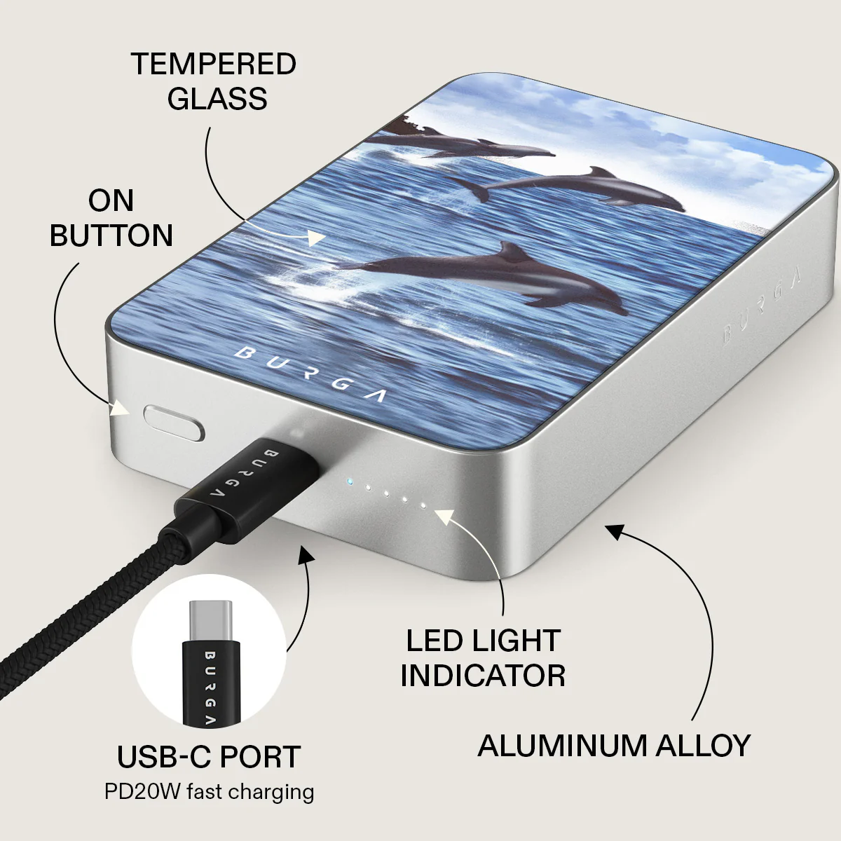 Retro Splash - Magnetic Power Bank - Image 45