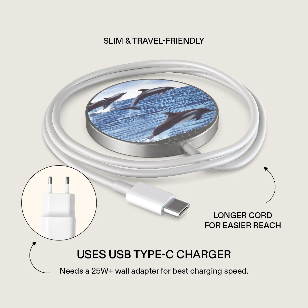 Retro Splash - Magnetic Wireless Charger - Image 9