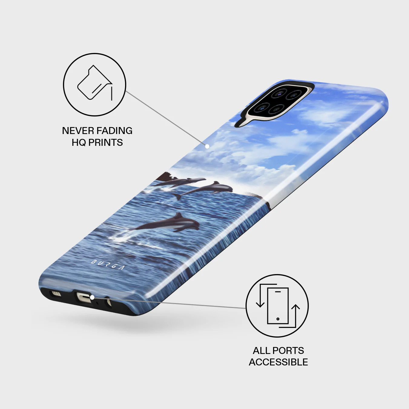 Retro Splash - Samsung Galaxy A12 4G Case - Image 3