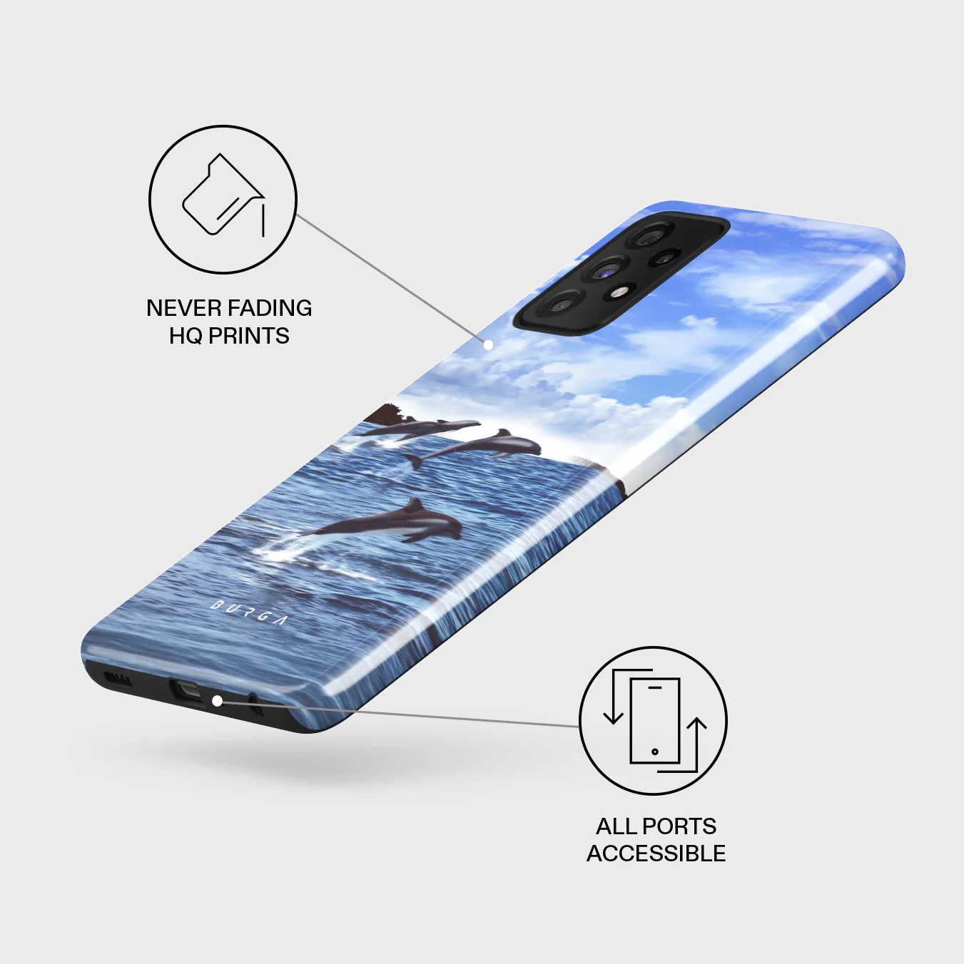 Retro Splash - Samsung Galaxy A72 4G / 5G Case - Image 7