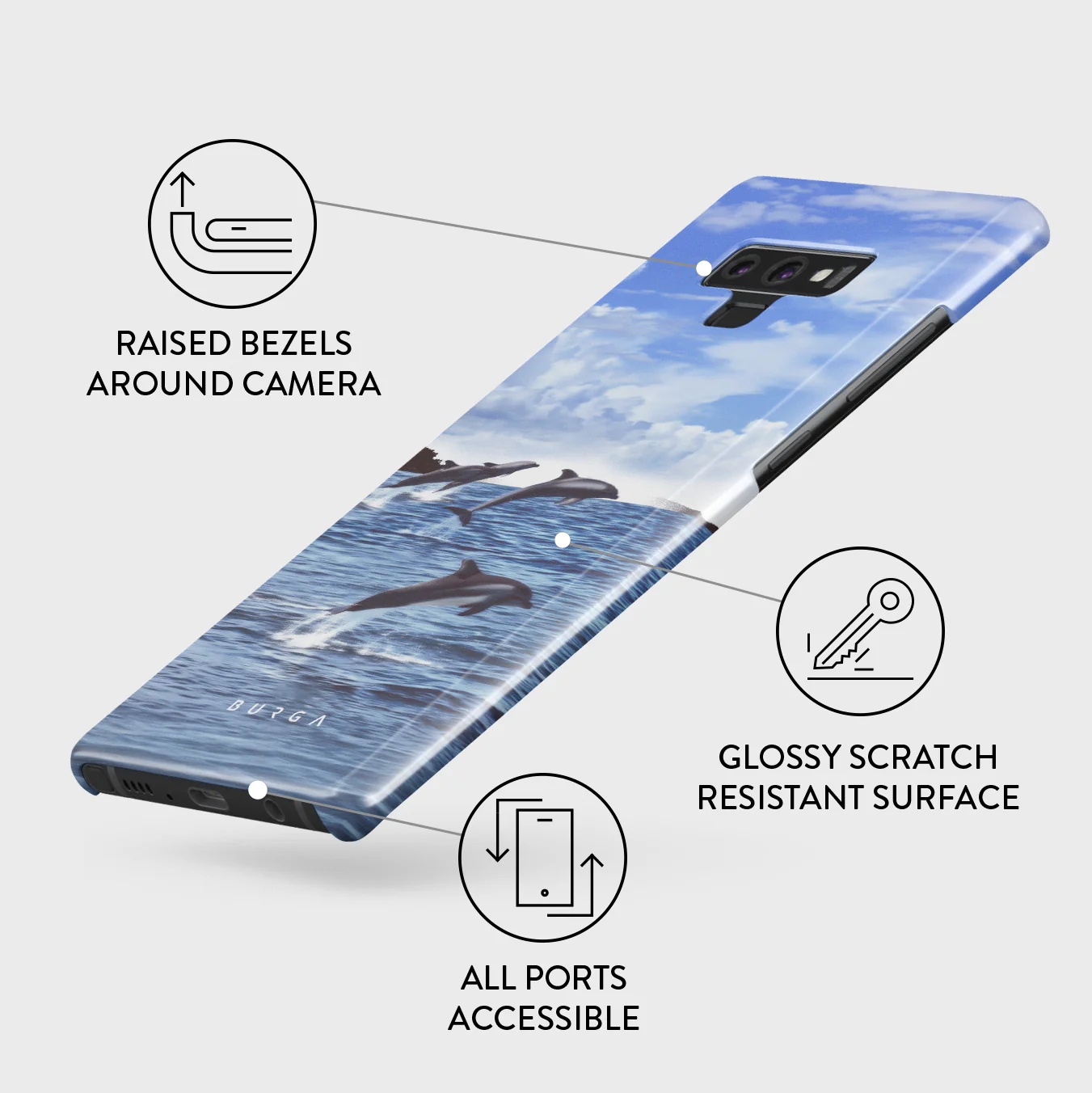 Retro Splash - Samsung Galaxy Note 9 Case - Image 3