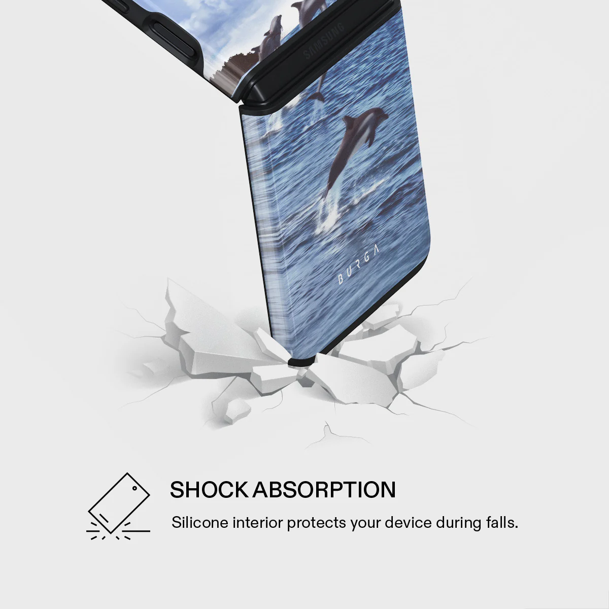 Retro Splash - Samsung Galaxy Z Flip 3 Case - Image 4