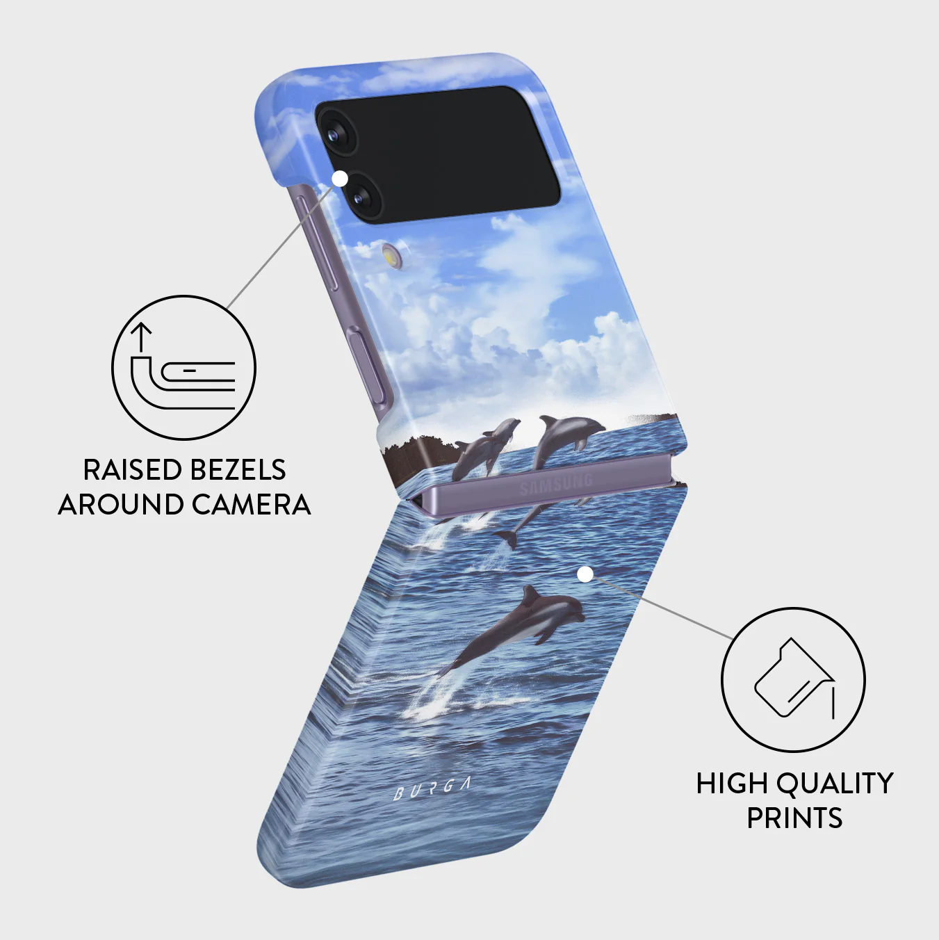 Retro Splash - Samsung Galaxy Z Flip 4 Case - Image 3