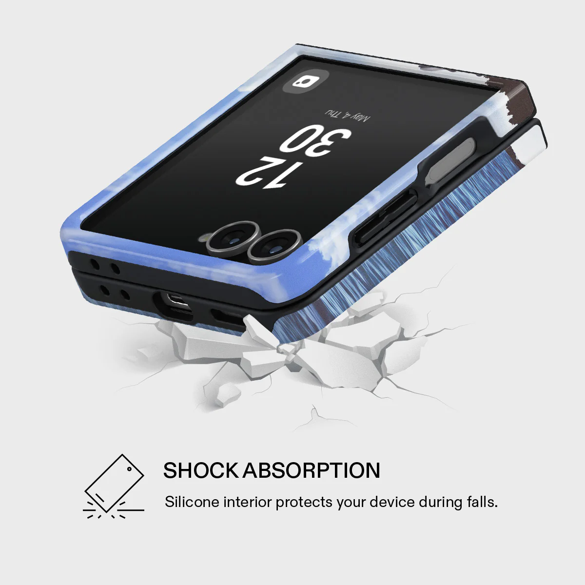 Retro Splash - Samsung Galaxy Z Flip 7 Case - Image 4