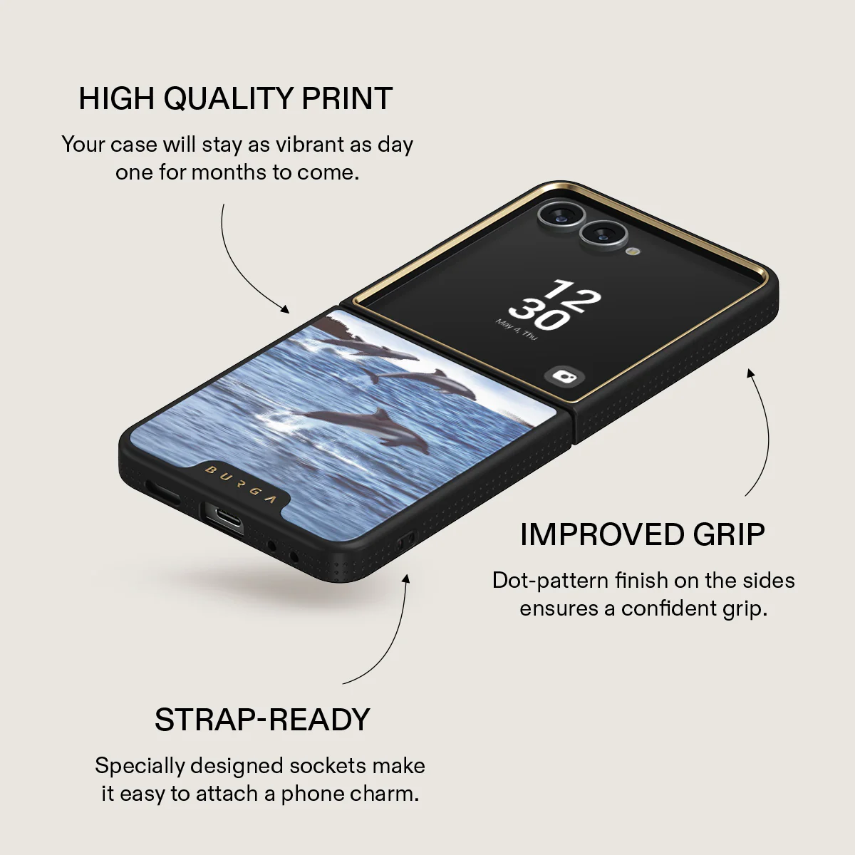 Retro Splash - Samsung Galaxy Z Flip 7 Case - Image 9