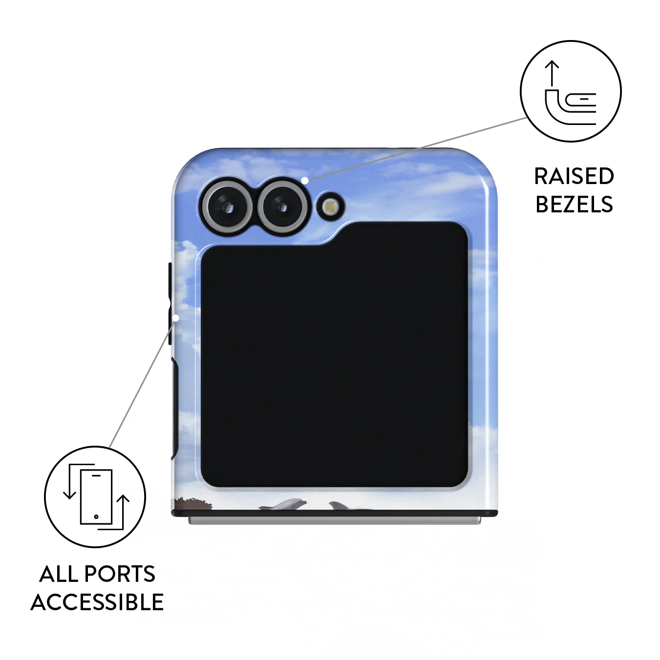 Retro Splash - Samsung Galaxy Z Flip 7 FE Case - Image 3