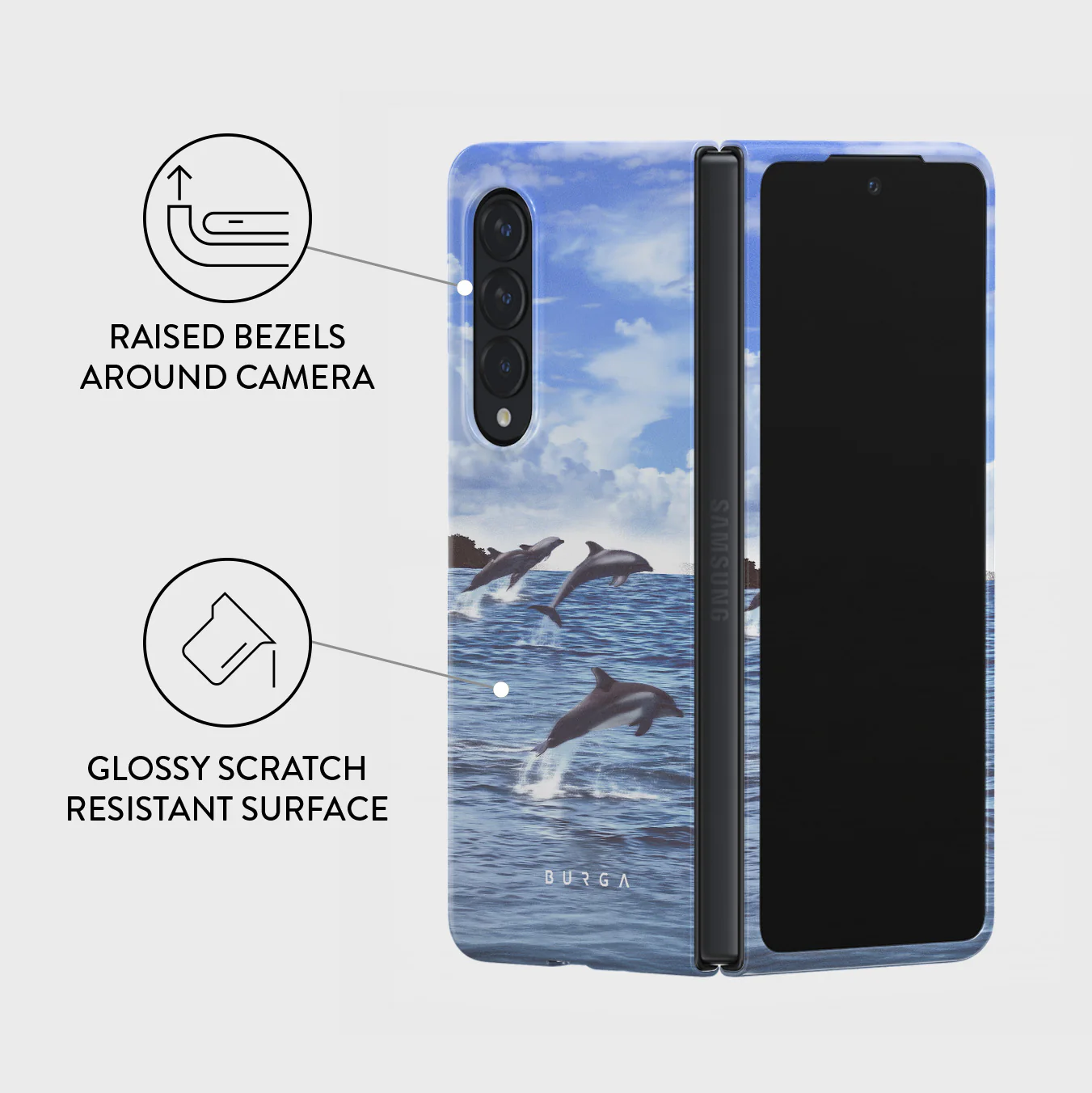Retro Splash - Samsung Galaxy Z Fold 3 Case - Image 3