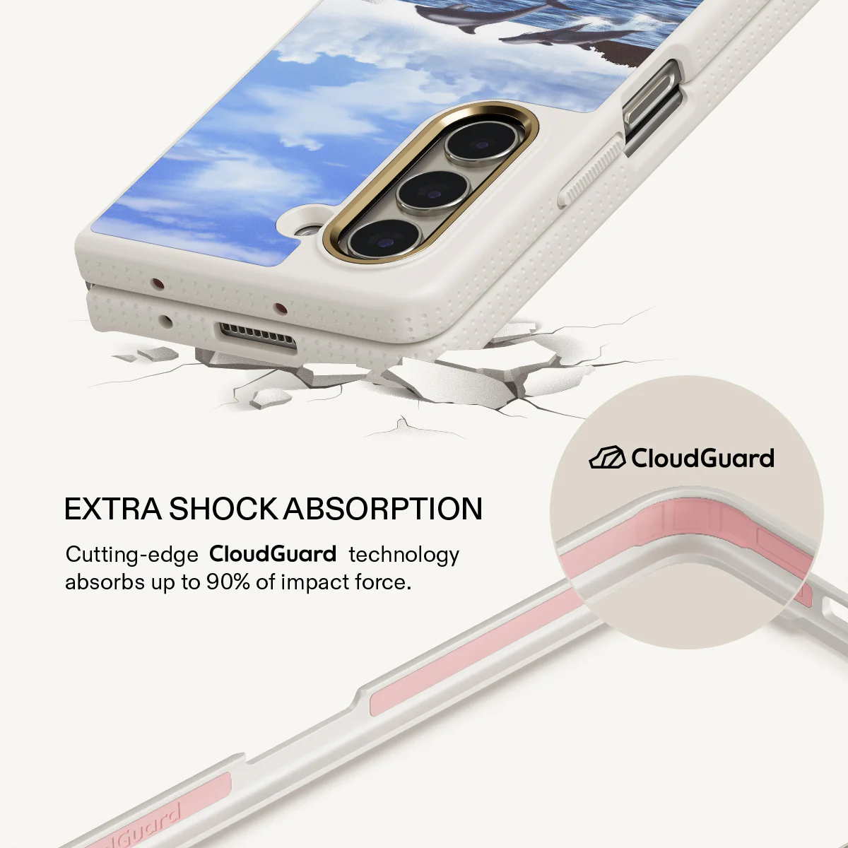 Retro Splash - Samsung Galaxy Z Fold 5 Case - Image 17