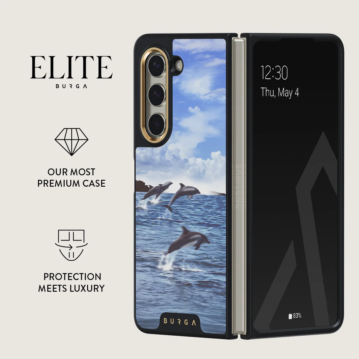 Retro Splash - Samsung Galaxy Z Fold 5 Case - Image 2