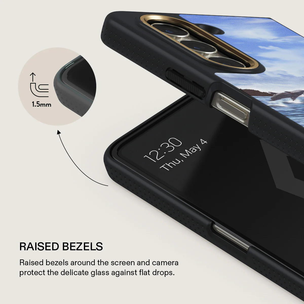 Retro Splash - Samsung Galaxy Z Fold 5 Case - Image 4