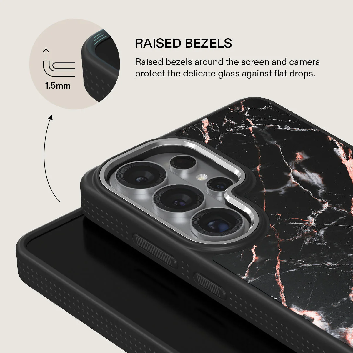 Rose Gold Marble - Samsung Galaxy S26 Ultra Case - Image 22