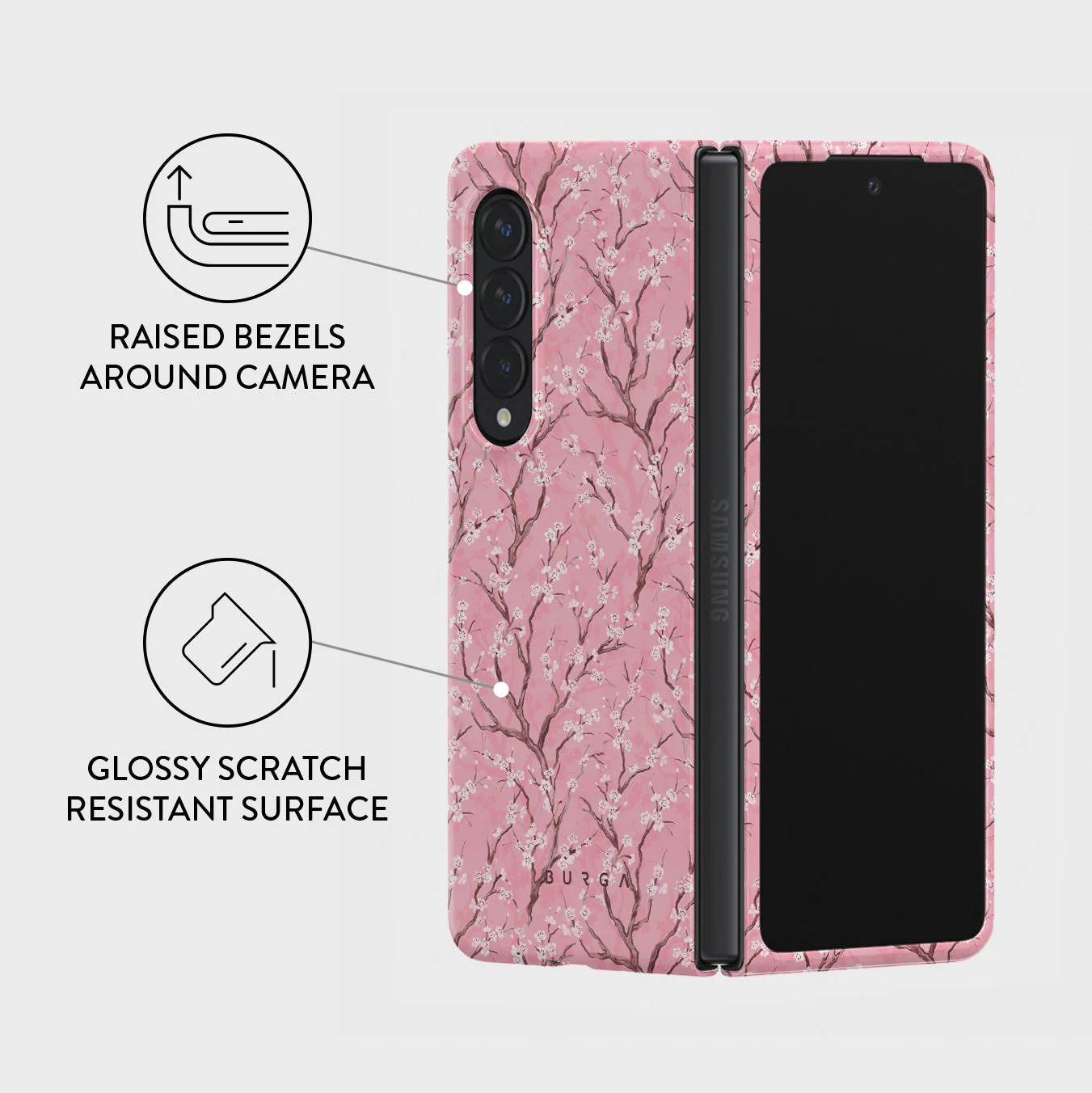 Sakura - Samsung Galaxy Z Fold 4 Case - Image 3