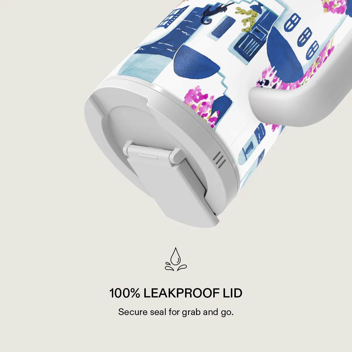 Santorini - EasyGrip Travel Mug - Image 3