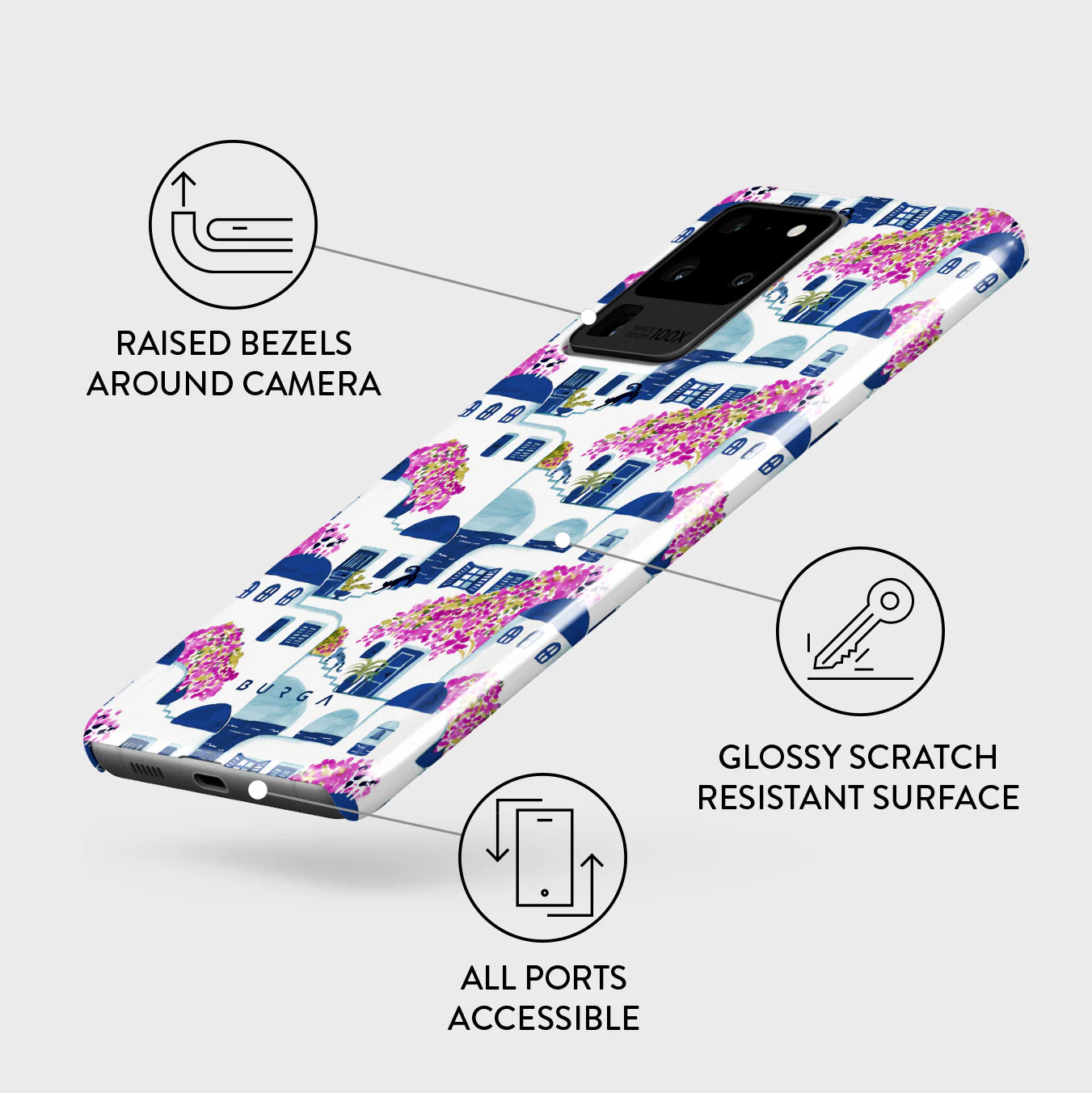 Santorini - Samsung Galaxy S20 Ultra 4G / 5G Case - Image 3