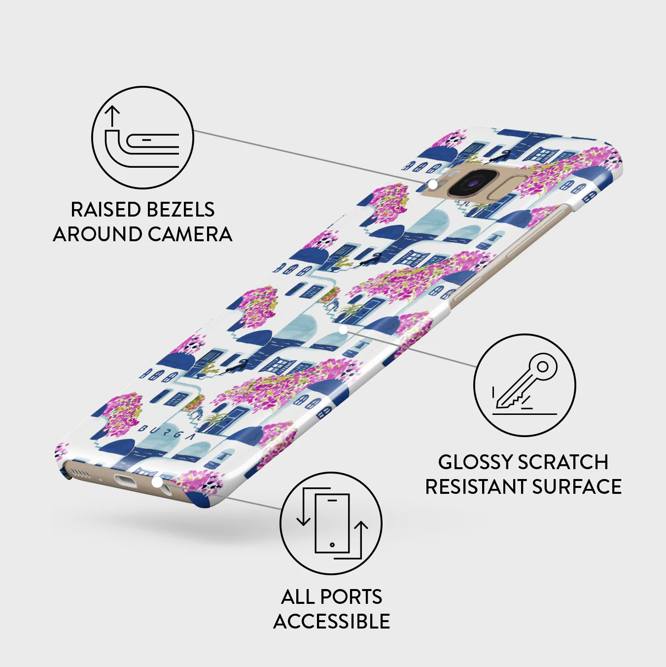 Santorini - Samsung Galaxy S8 Case - Image 3