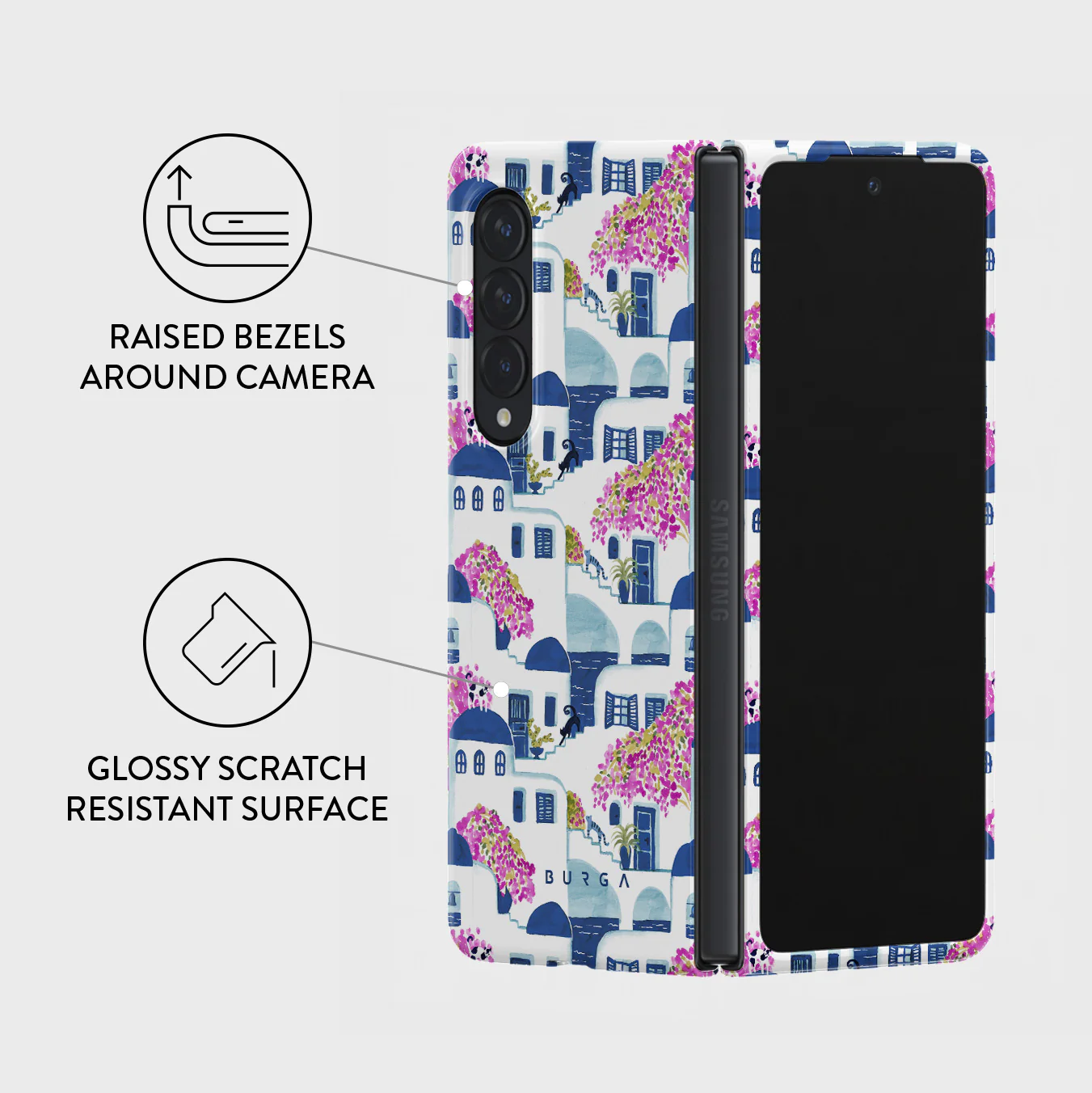 Santorini - Samsung Galaxy Z Fold 3 Case - Image 3