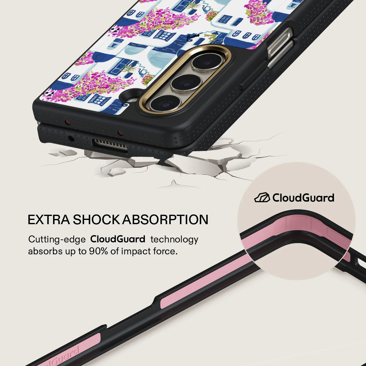 Santorini - Samsung Galaxy Z Fold 5 Case - Image 3