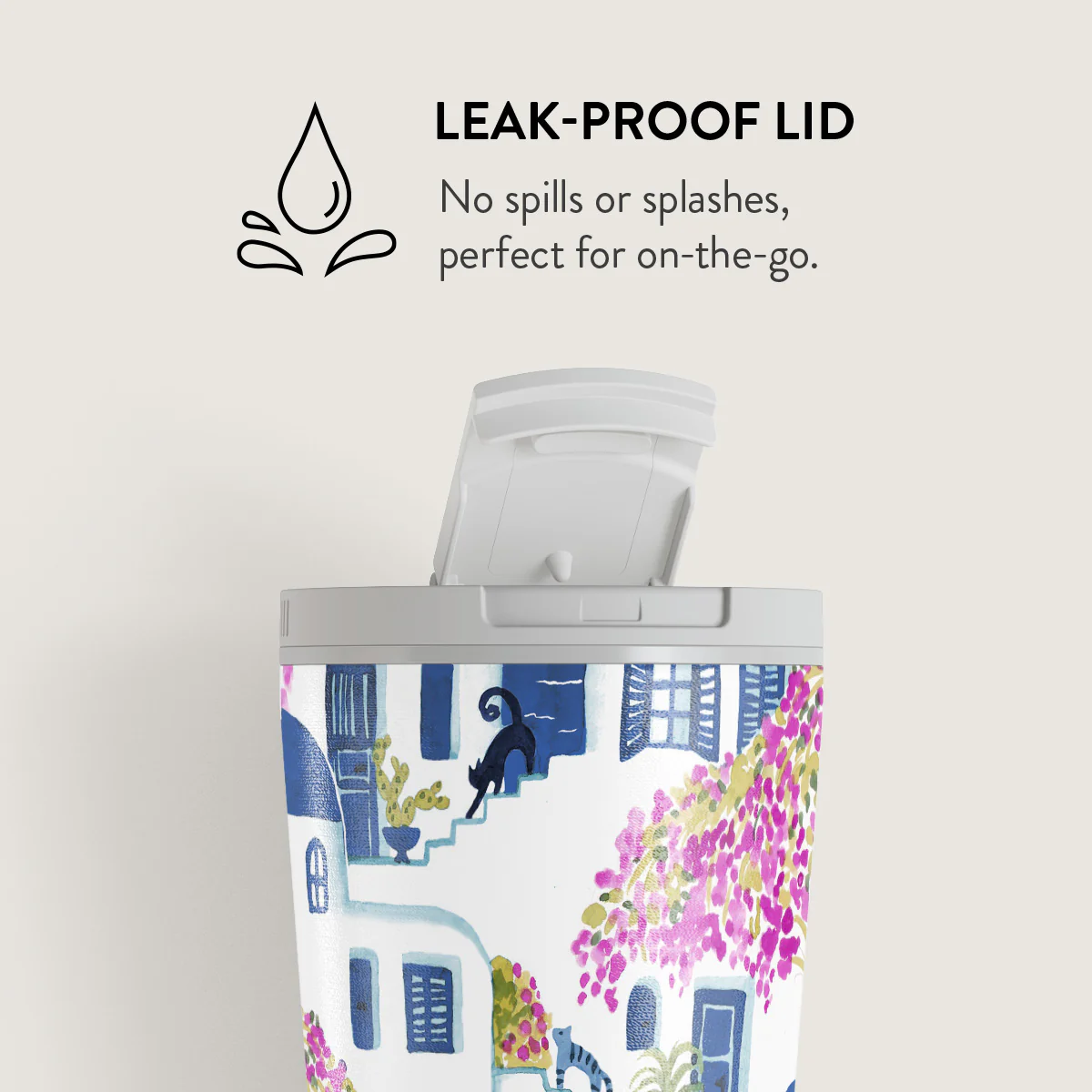 Santorini - Travel Mug - Image 11
