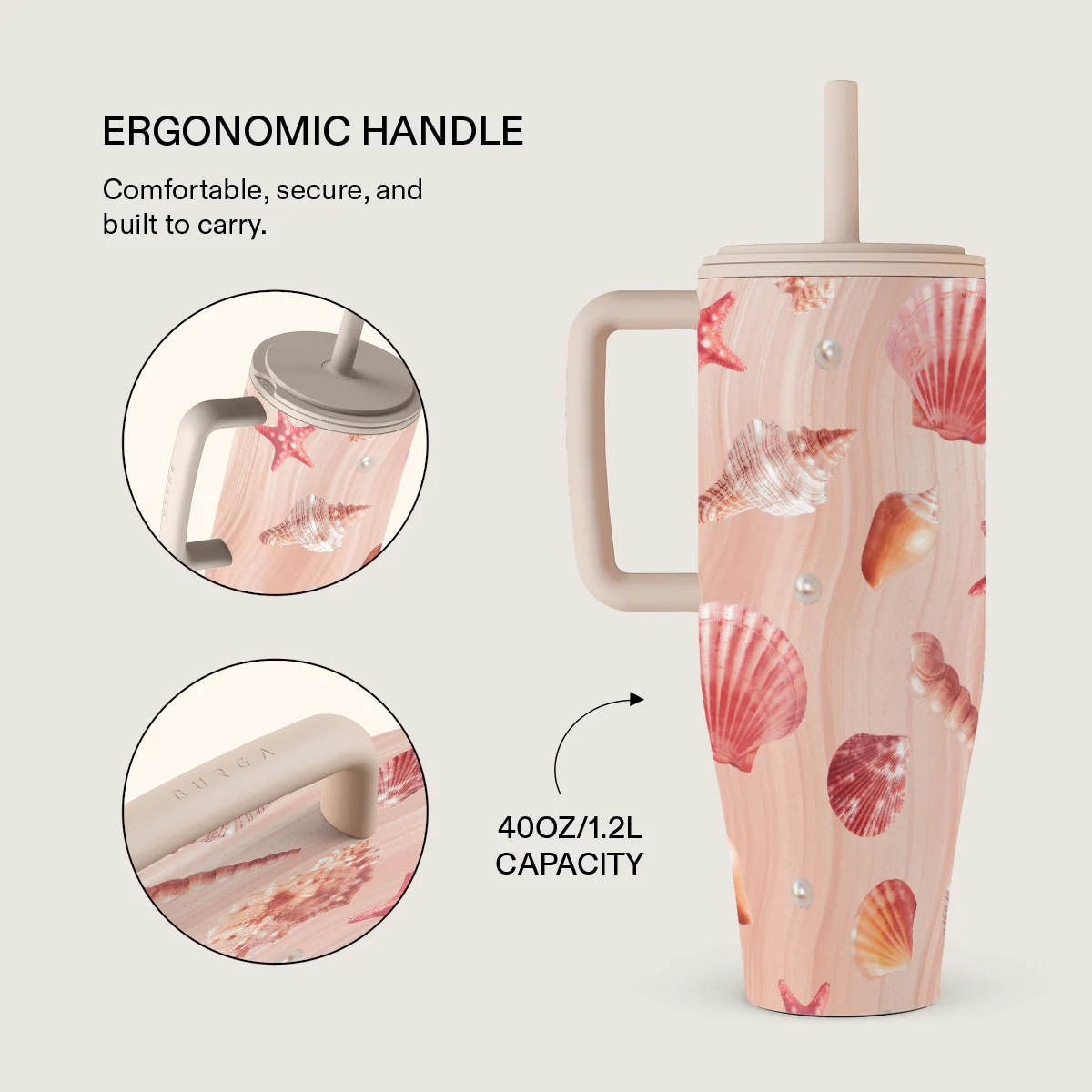 Seashells - All Day Leakproof Tumbler - Image 2