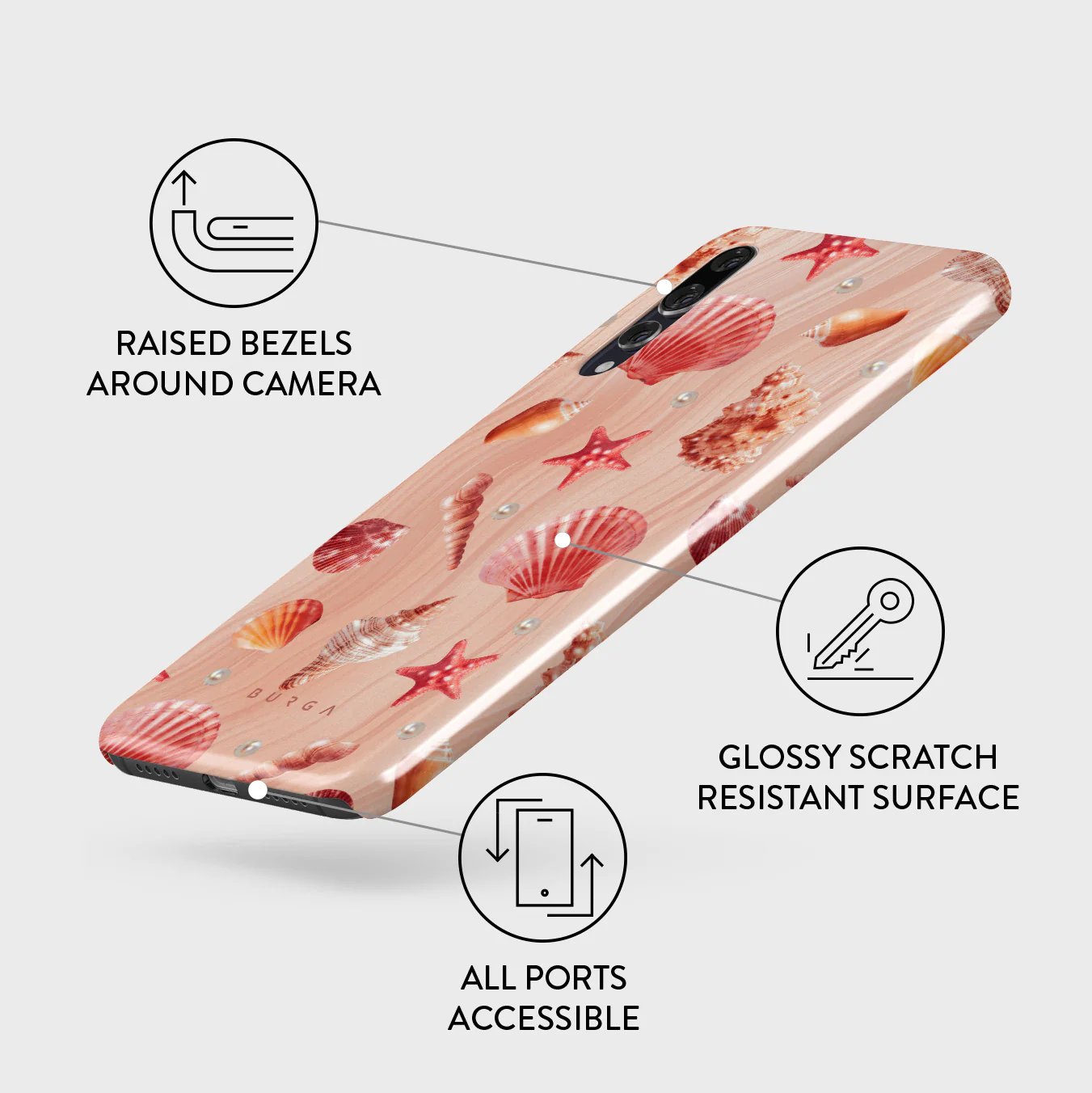 Seashells - Huawei P20 Case - Image 3