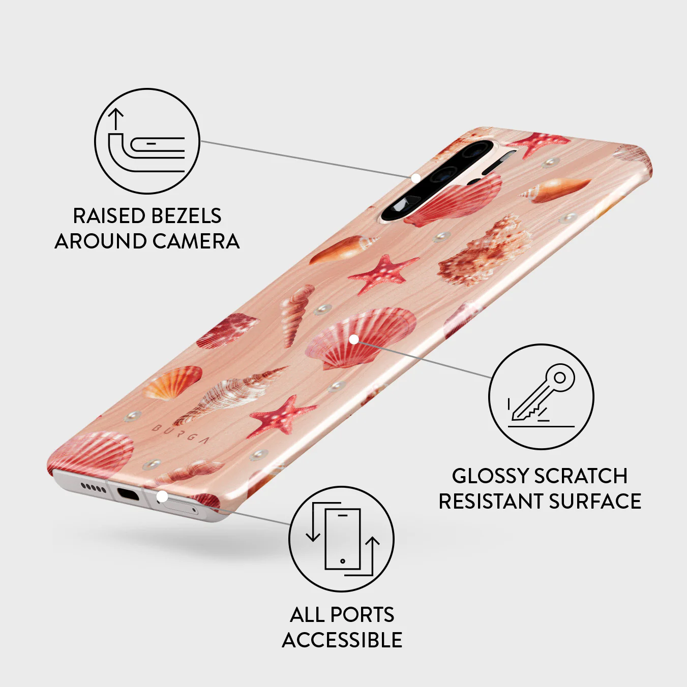 Seashells - Huawei P30 Pro Case - Image 3