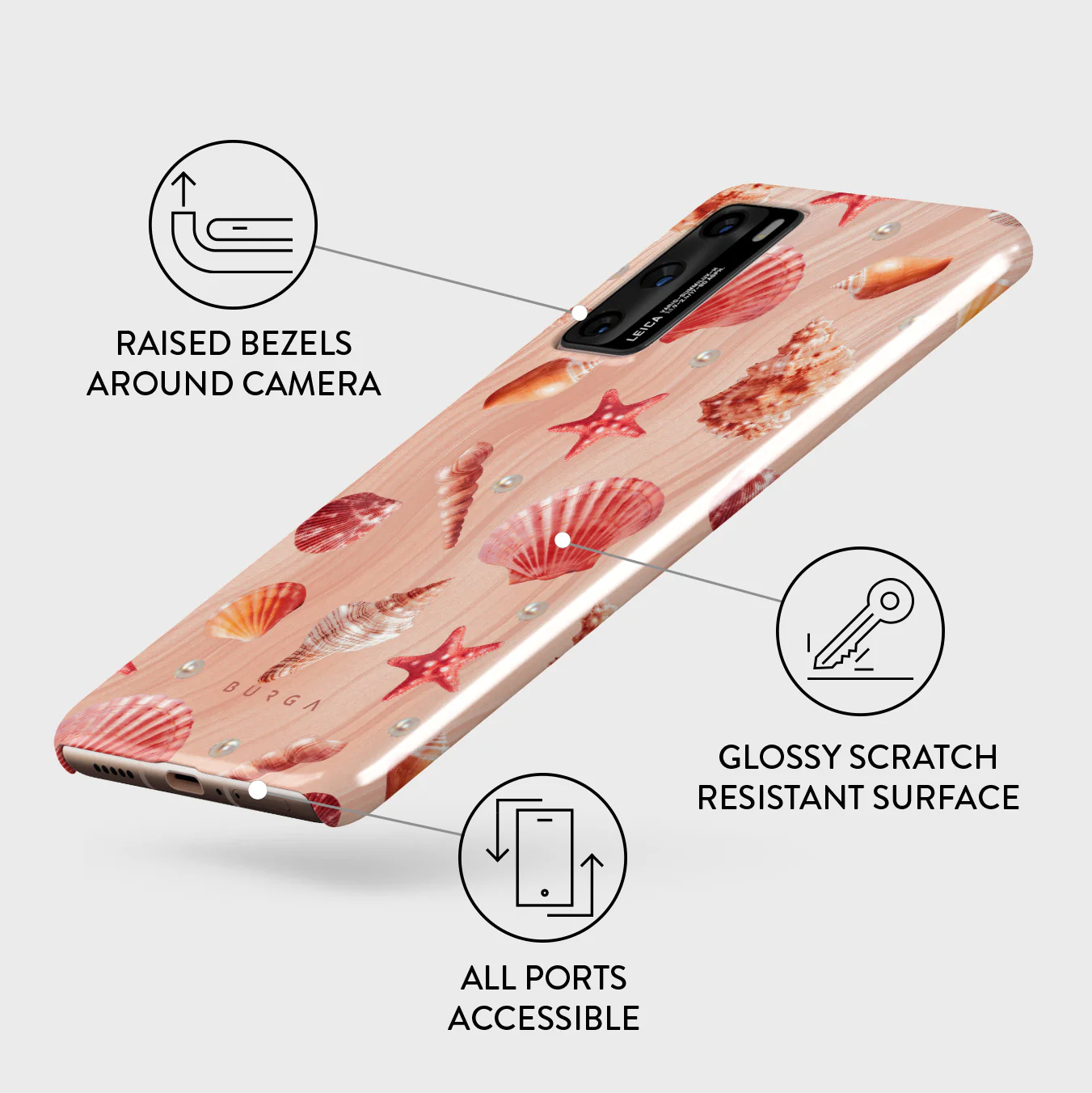 Seashells - Huawei P40 Case - Image 3
