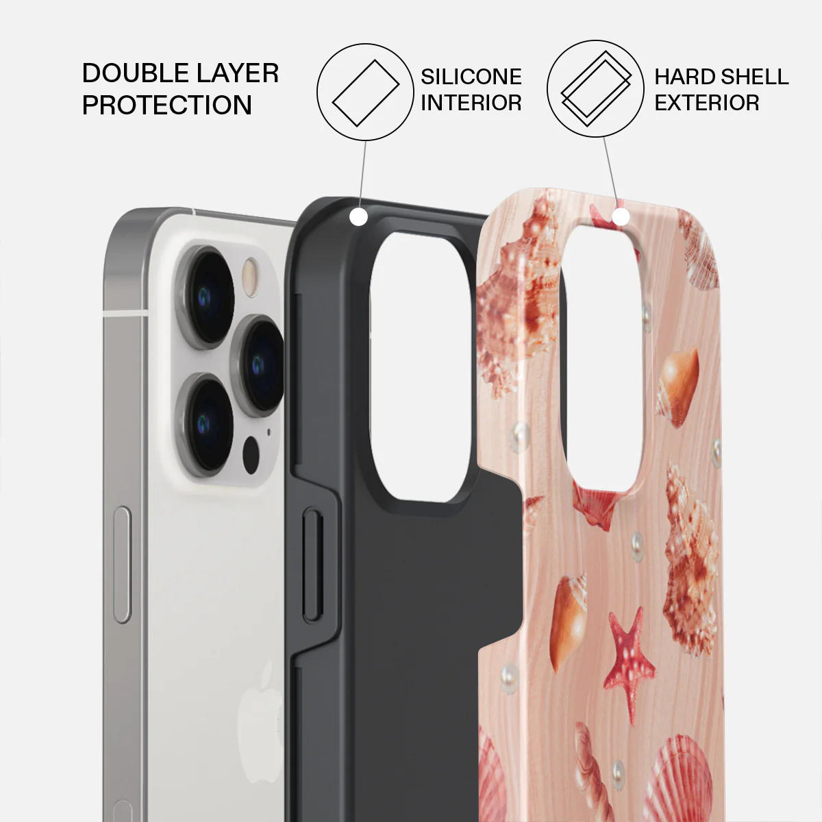 Seashells - iPhone 13 Pro Max Case - Image 2