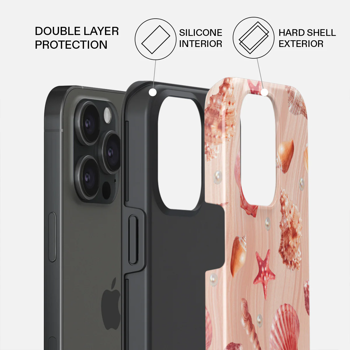 Seashells - iPhone 15 Pro Max Case - Image 2