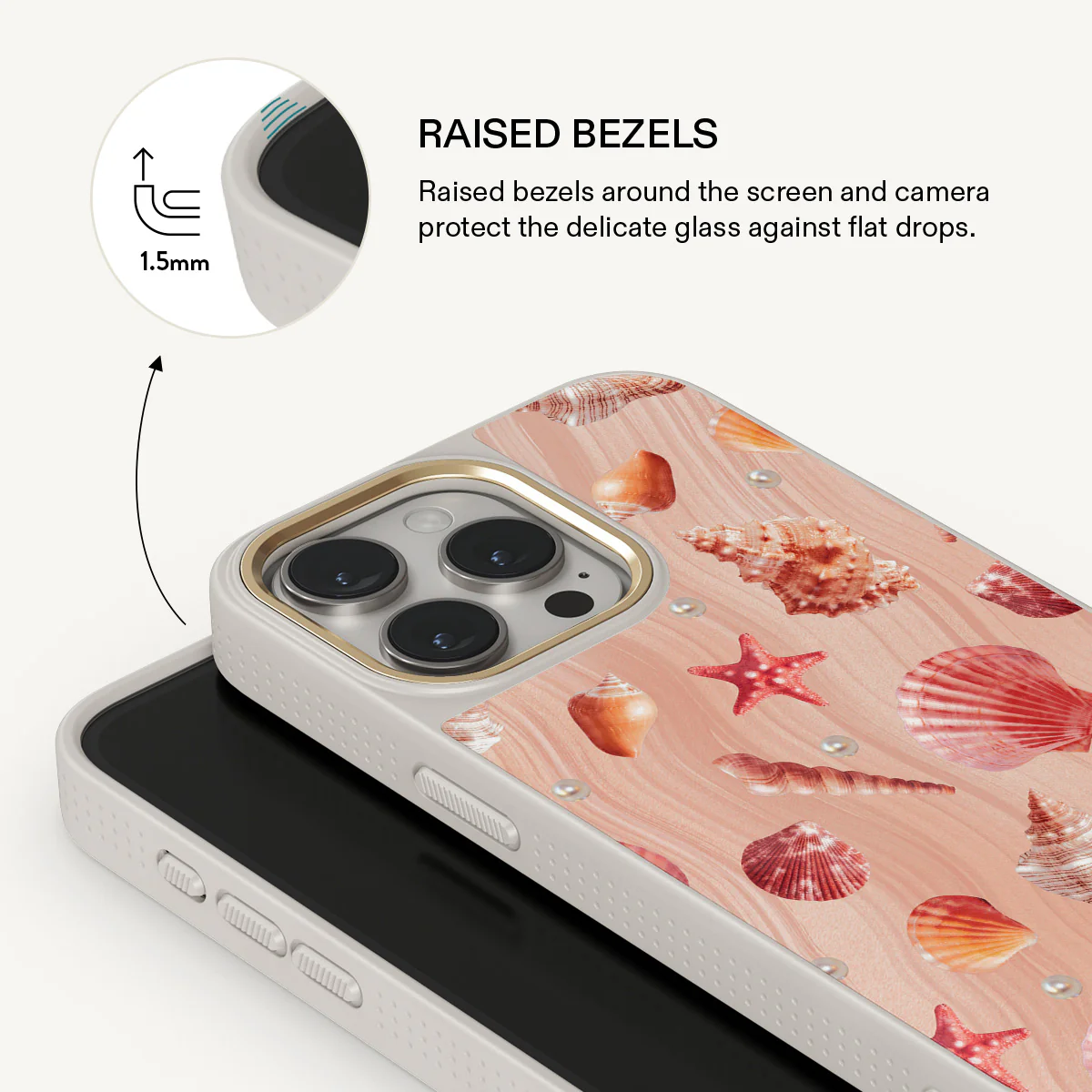 Seashells - iPhone 15 Pro Max Case - Image 22