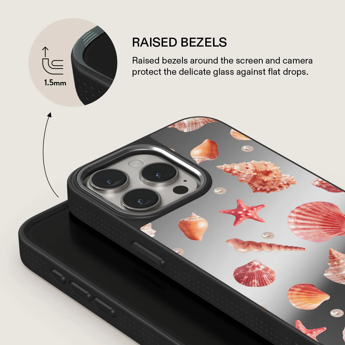 Seashells - iPhone 15 Pro Max Case - Image 38
