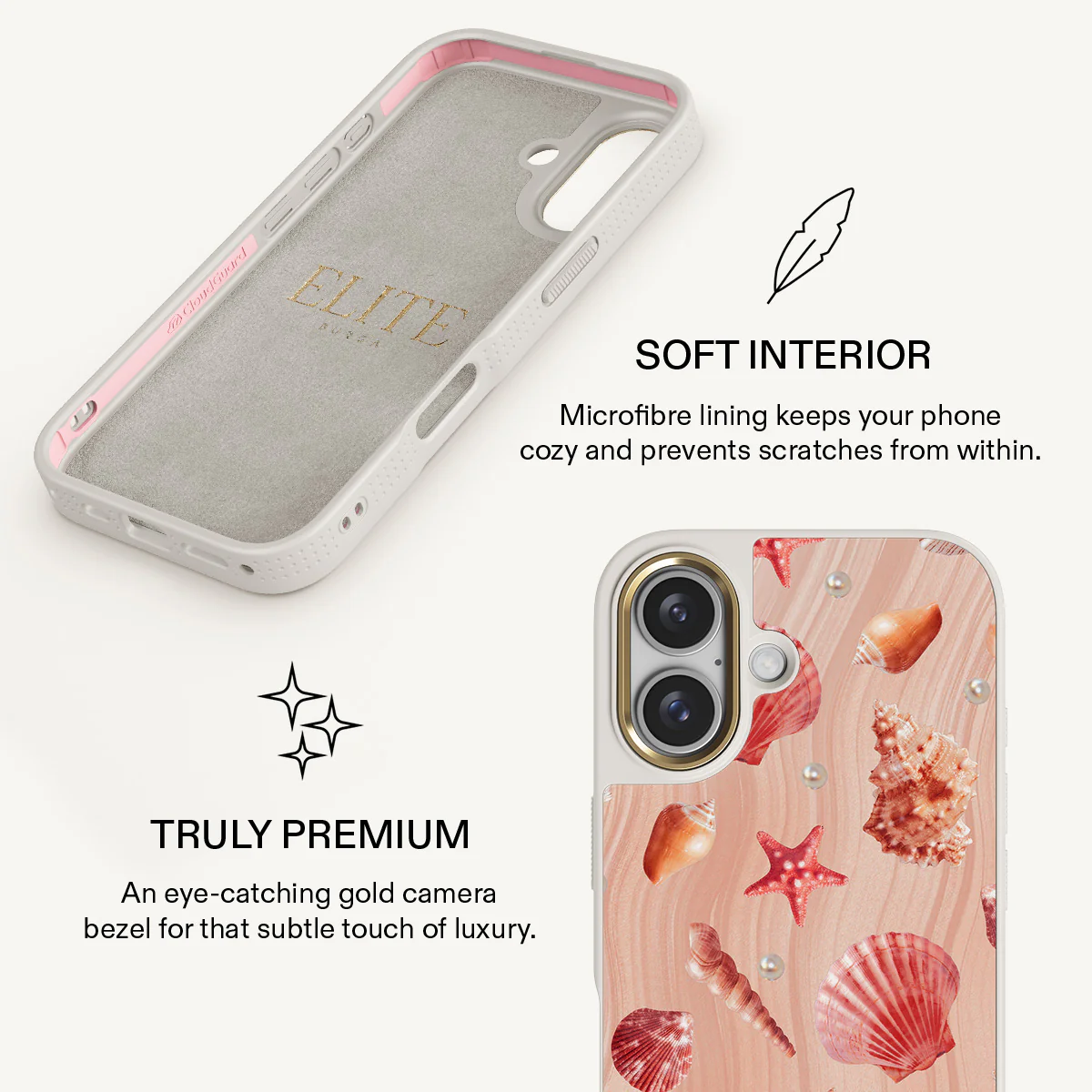 Seashells - iPhone 16 Plus Case - Image 25