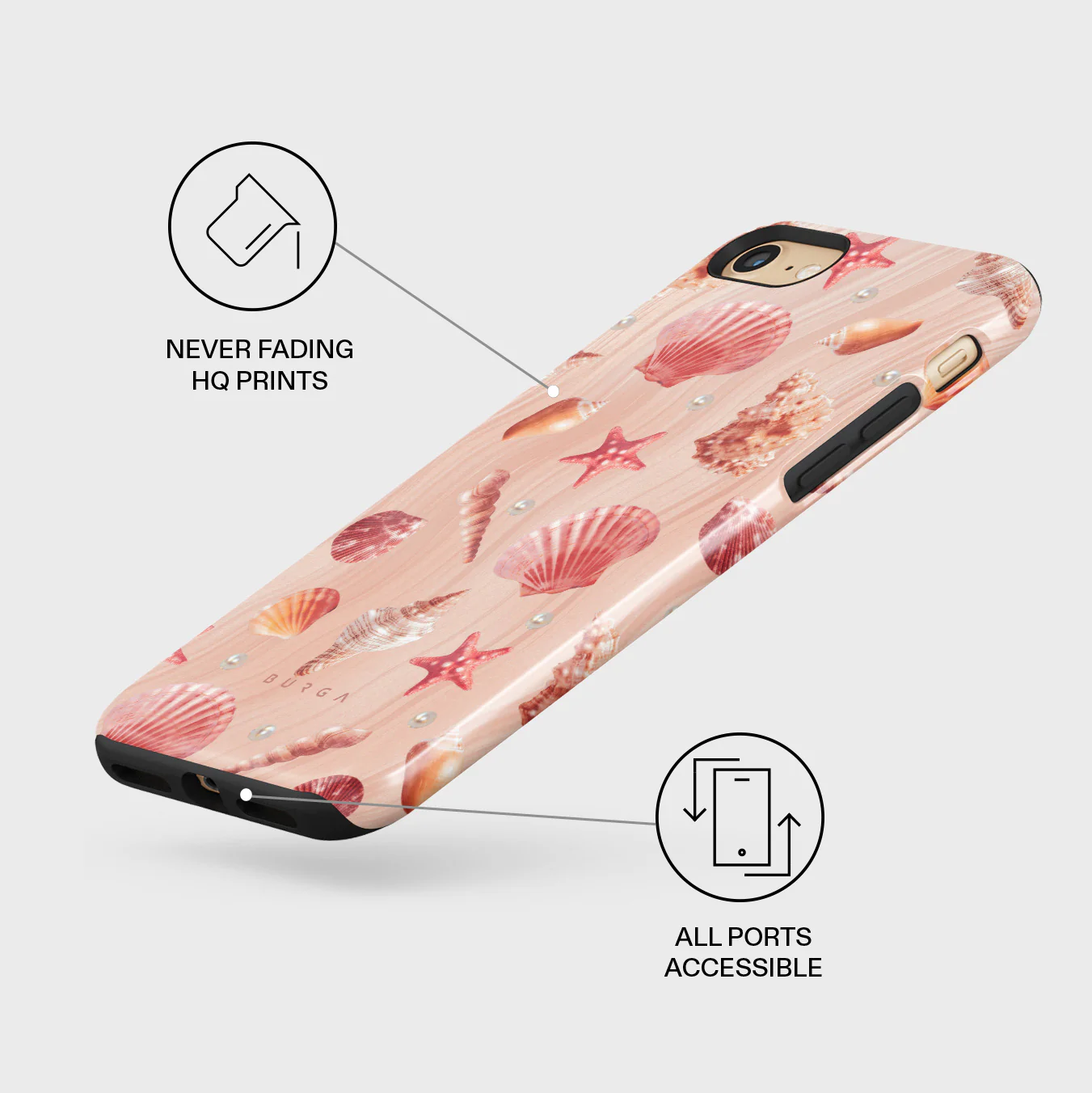 Seashells - iPhone SE (2020) Case - Image 3