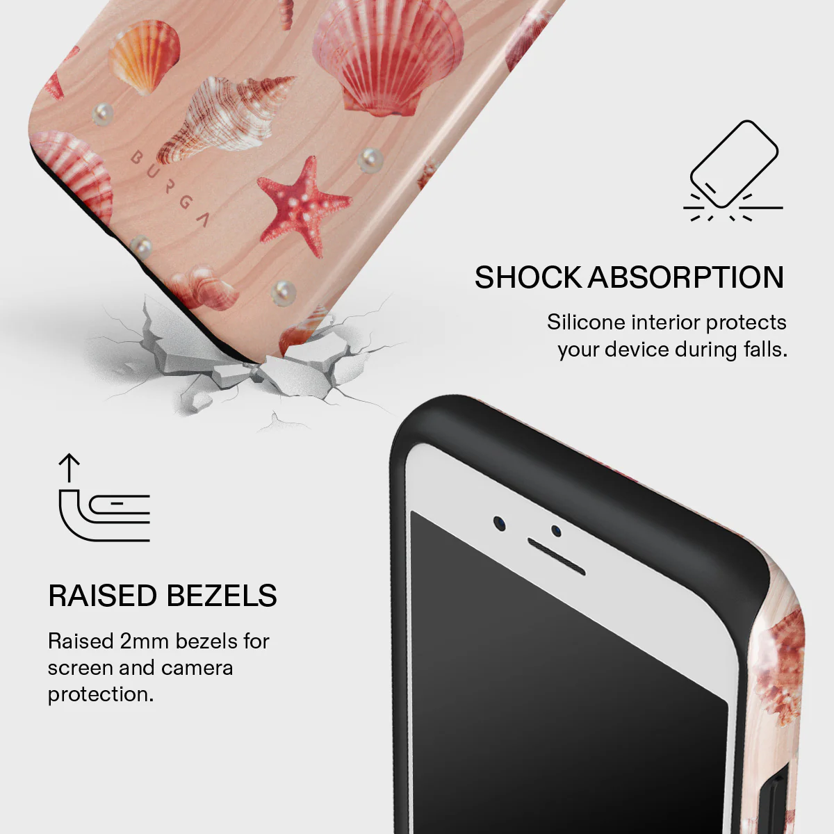 Seashells - iPhone SE (2020) Case - Image 4