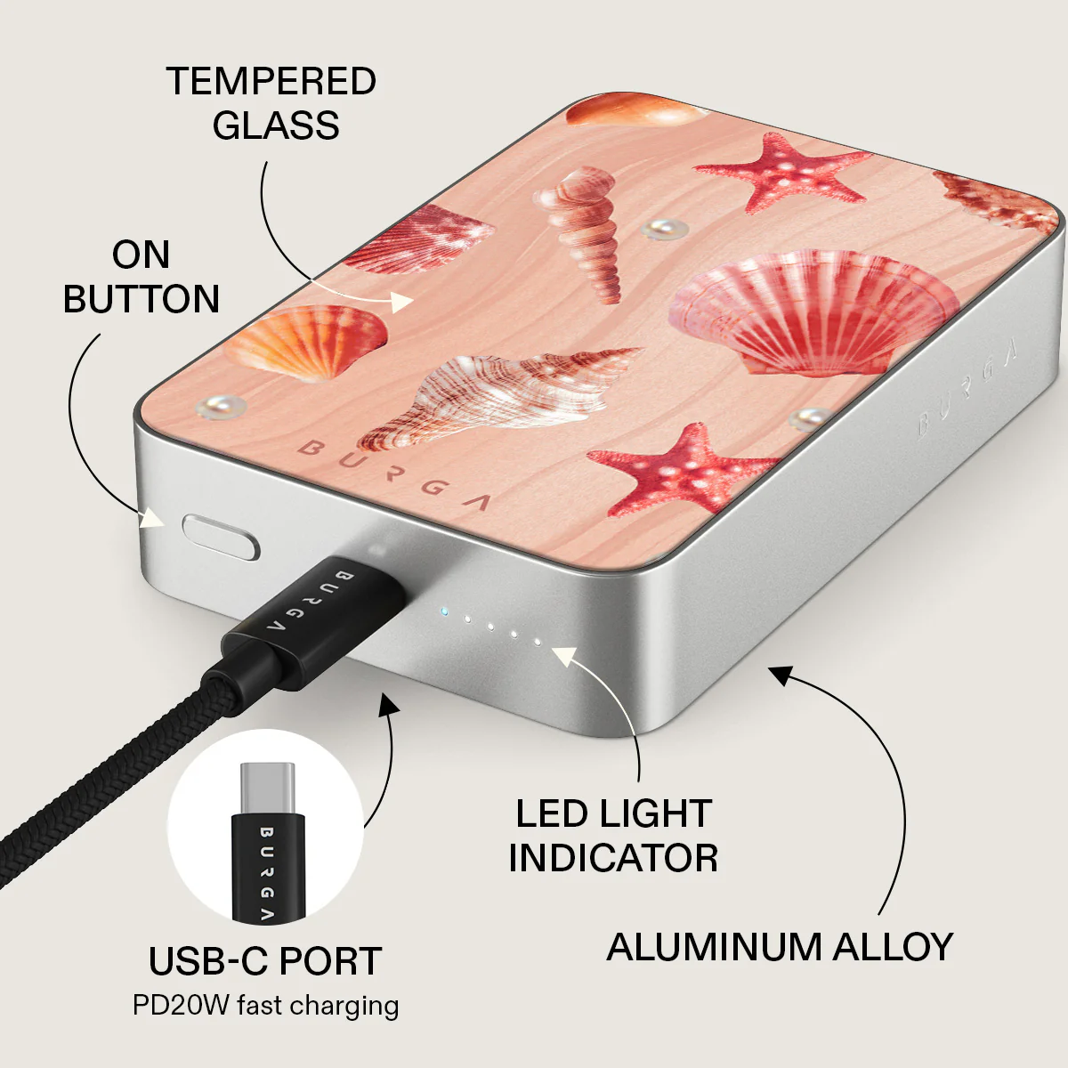 Seashells - Magnetic Power Bank - Image 45
