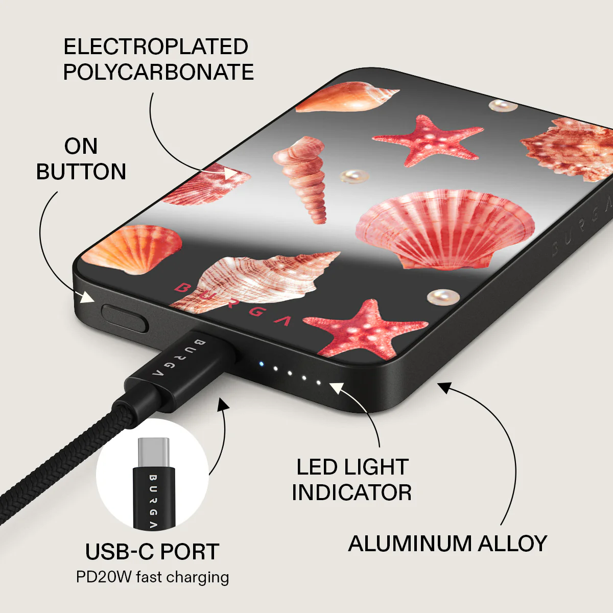 Seashells - Magnetic Power Bank - Image 50