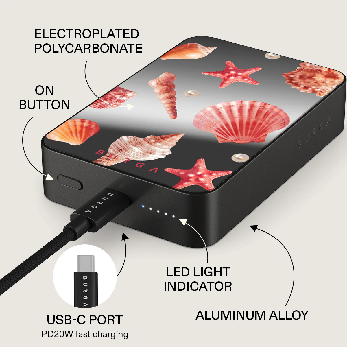 Seashells - Magnetic Power Bank - Image 80