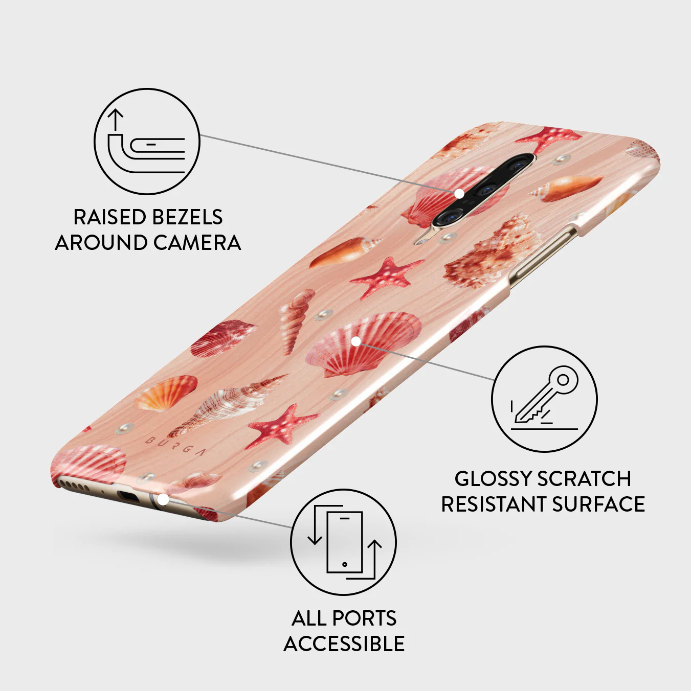 Seashells - OnePlus 7 Pro / 7T Pro Case - Image 3