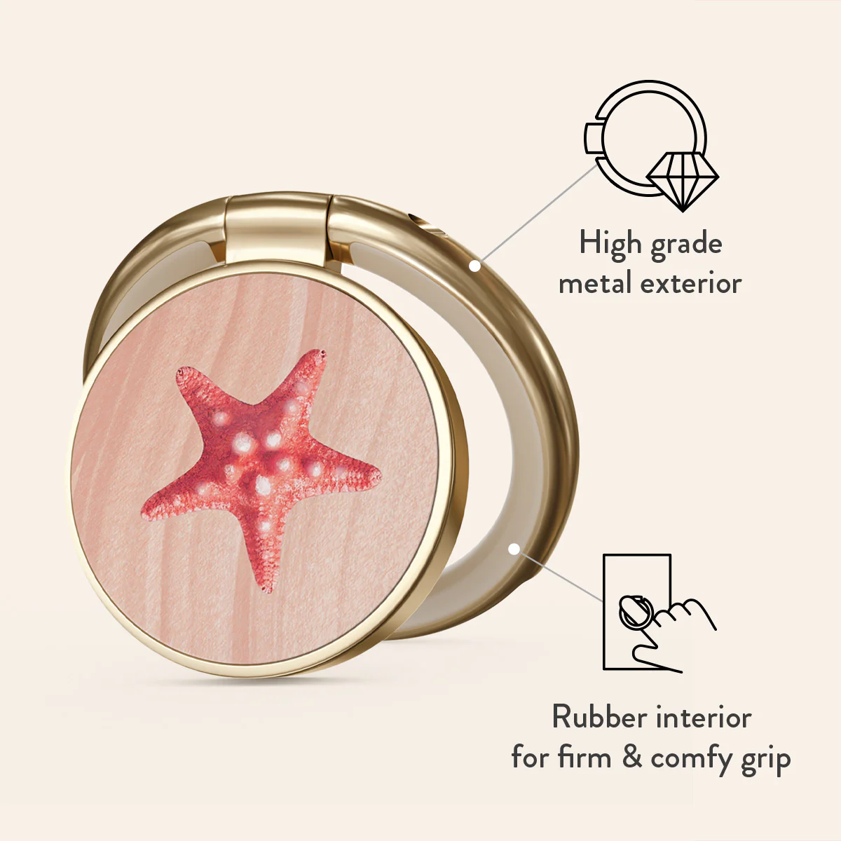 Seashells - Adhesive Ring Holder - Image 7