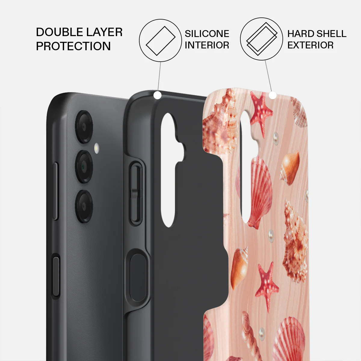Seashells - Samsung Galaxy A14 5G Case - Image 2
