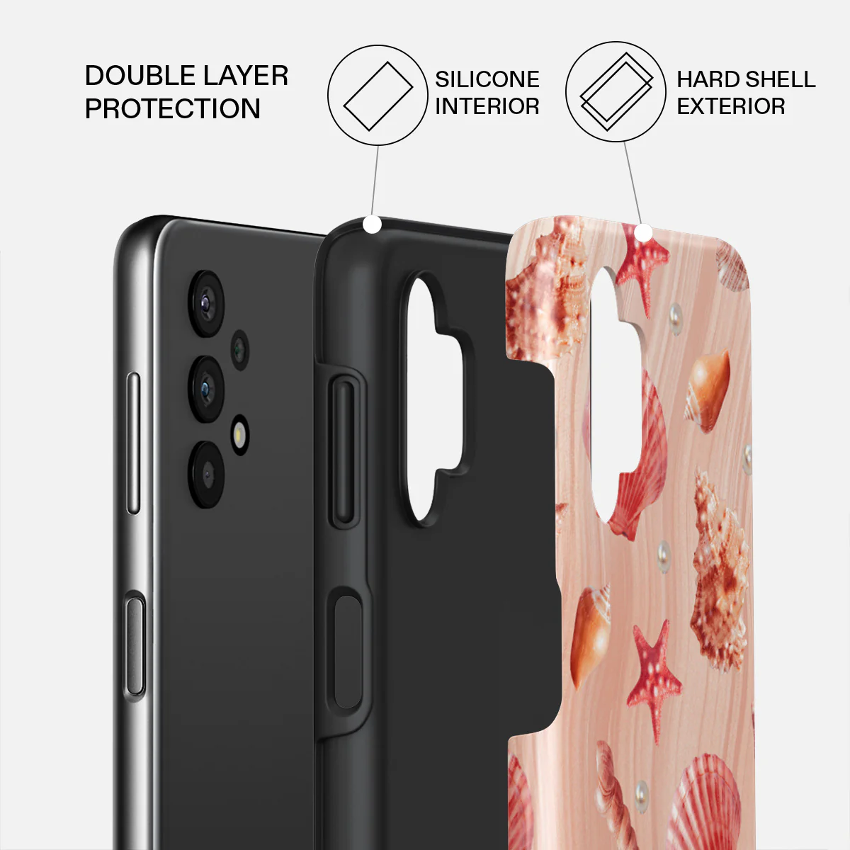 Seashells - Samsung Galaxy A32 5G Case - Image 2