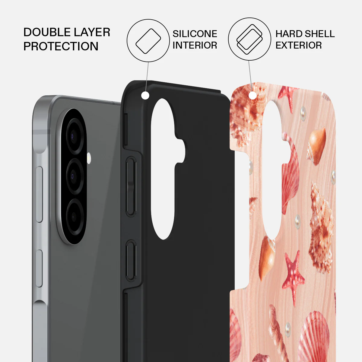 Seashells - Samsung Galaxy A57 5G Case - Image 2