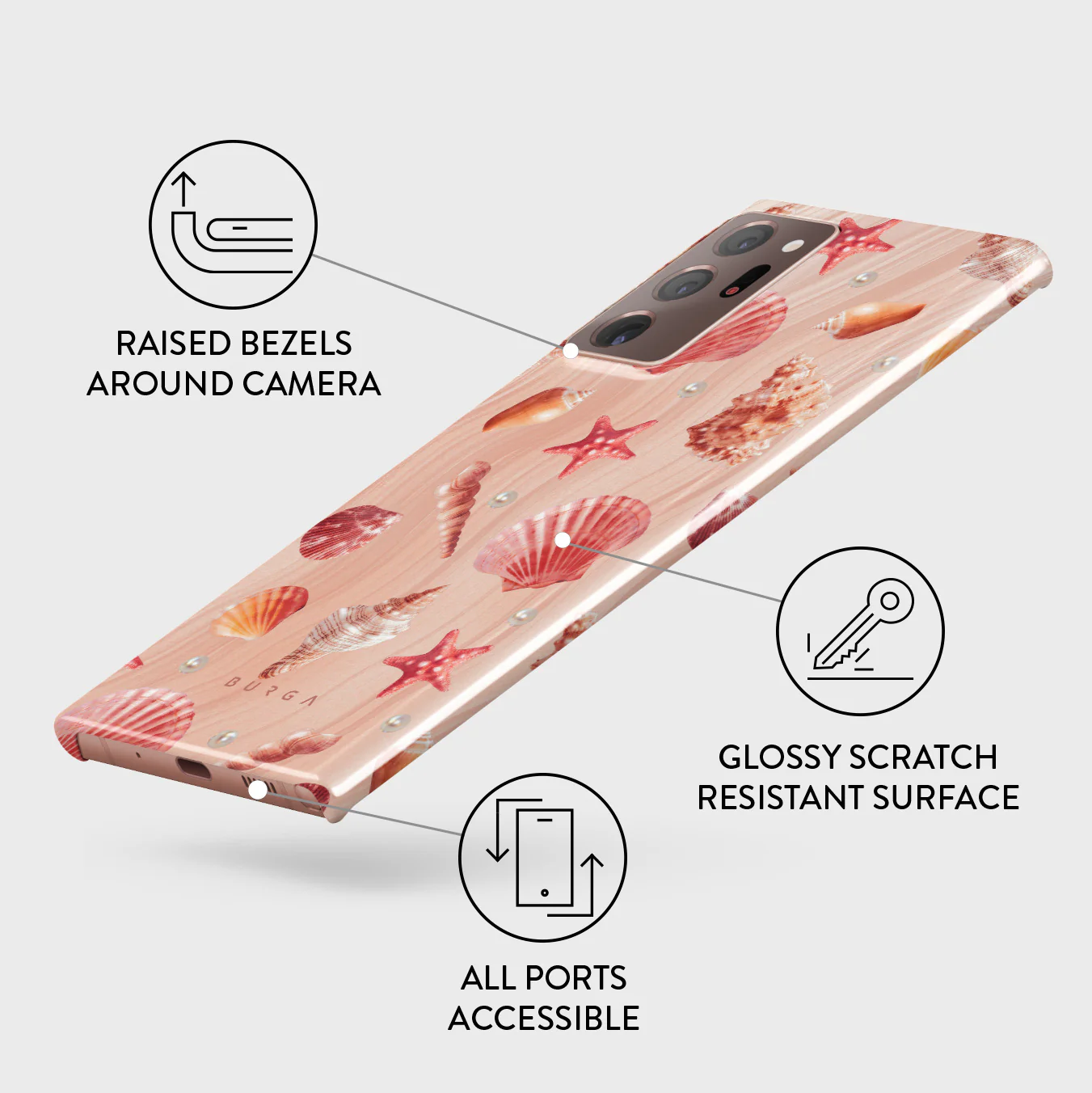Seashells - Samsung Galaxy Note 20 Ultra 4G / 5G Case - Image 3