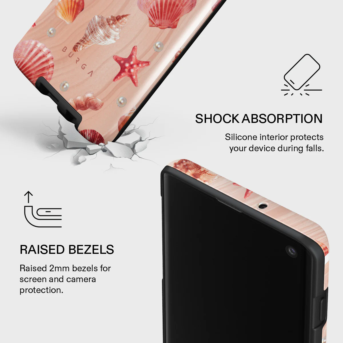 Seashells - Samsung Galaxy S10 4G Case - Image 4