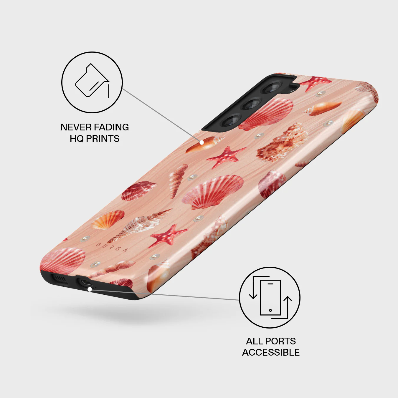 Seashells - Samsung Galaxy S21 FE Case - Image 3