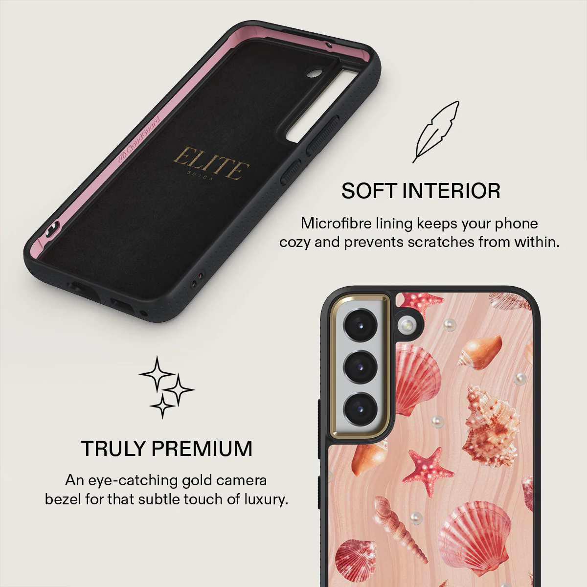 Seashells - Samsung Galaxy S22 Plus Case - Image 10