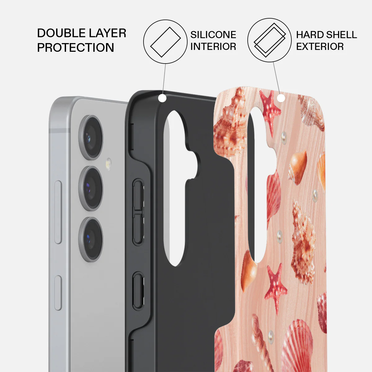 Seashells - Samsung Galaxy S24 Case - Image 2